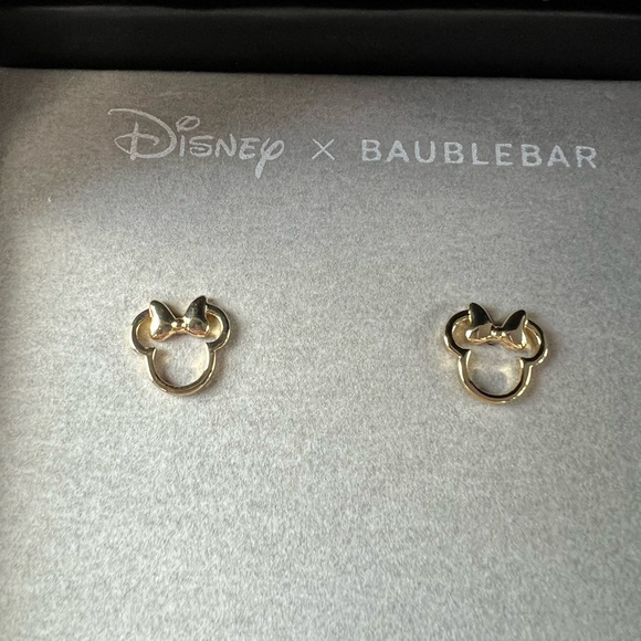 Disney X Baublebar Earrings Studs Minnie Mouse - Picture 5 of 5